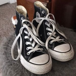 black high top converse